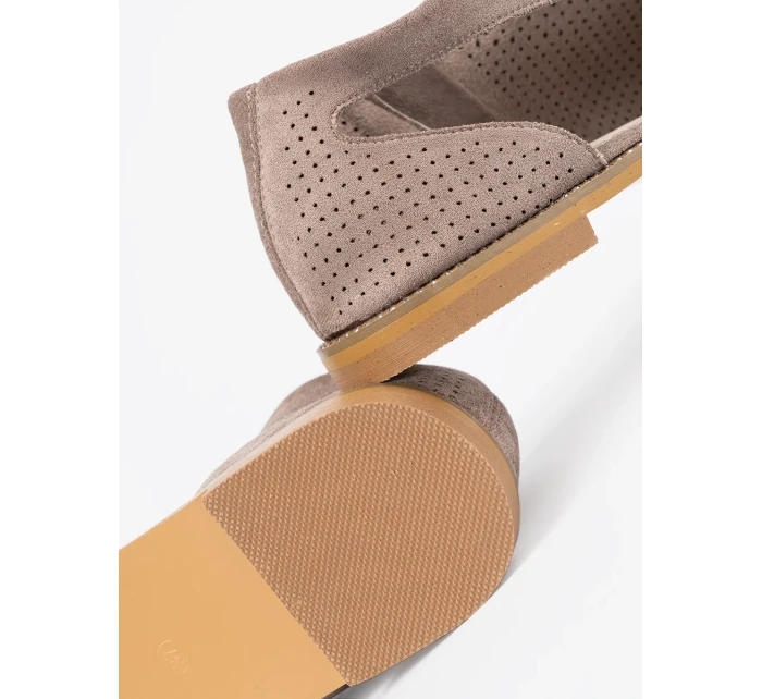 Praktické sandály model 21144075 dámské na plochém podpatku - GOODIN