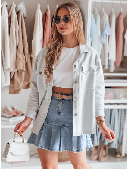 džínová mini sukně s volánky MIRABELL modrá FashionStreet CY0506