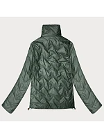 Oboustranná prošívaná bunda Goodlookin v khaki kalhotách se stojáčkem (B8579-11) Oboustranná prošívaná bunda Goodlookin v khaki kalhotách se stojáčkem (B8579-11)