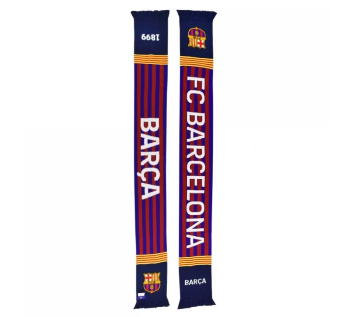 Dvojitá pletená šála FC Barcelona N24 5004BUD17