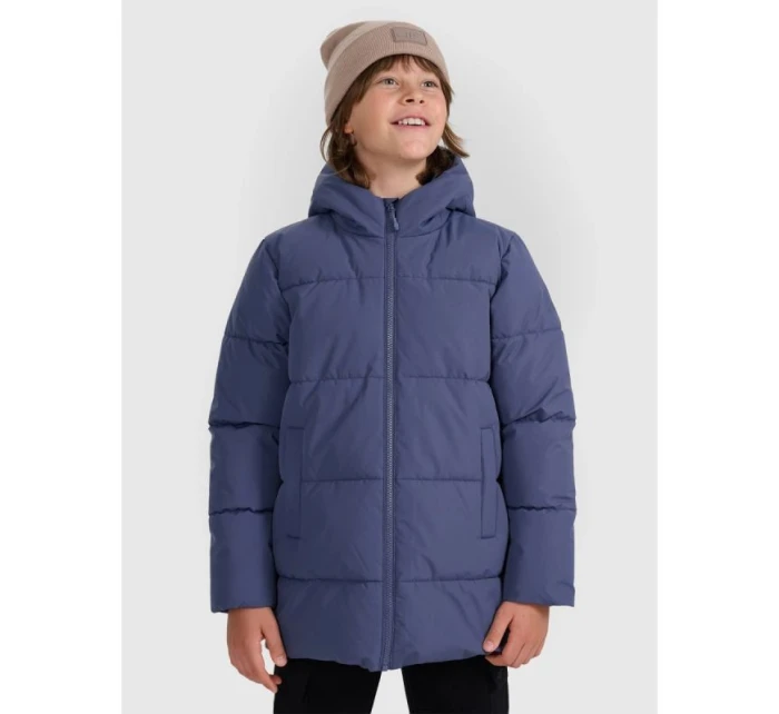 Chlapecká péřová bunda se syntetickou výplní 4F 4FJRAW25TDJAM0805-32S