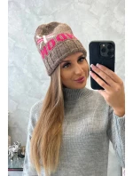 Dámská čepice London K385 mocca Dámská čepice London K385 mocca