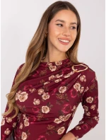 Bluzka IT BZ  bordowy model 21441159 - FPrice