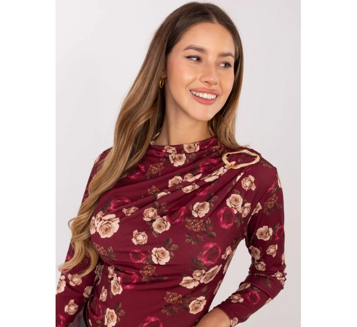 Bluzka IT BZ  bordowy model 21441159 - FPrice