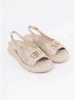 Dámské sandály na klínku  model 21137817 - GOODIN