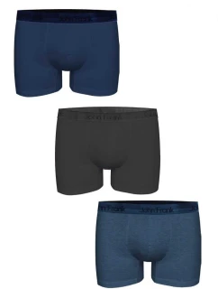 Pánské boxerky John Frank JF3BPBLONG01 3PACK