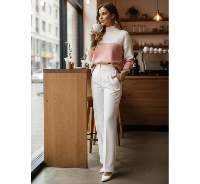 Dámský svetr růžový Dstreet model 21982768 - FashionStreet