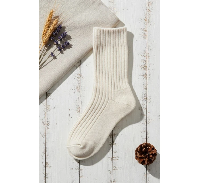 Pánské ponožky 53 cream - Skarpol