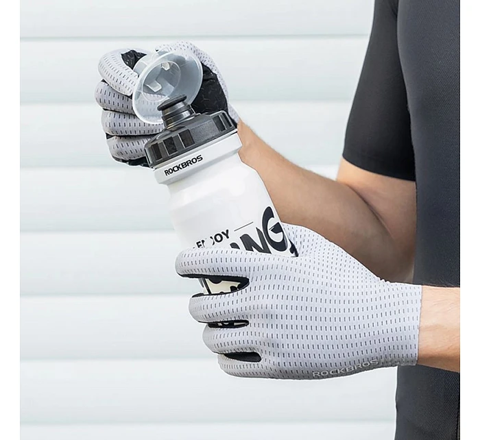 cyklistické rukavice  velikost: XL šedé model 22083526 - Rockbros