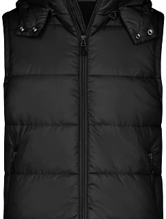 JN Pánská prošívaná vesta s kapucí 02. black model 22494817 - Daiber