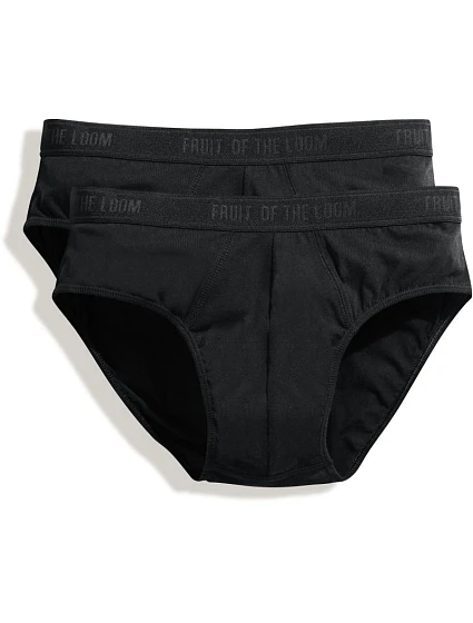 Fruit of the Loom Classic Sport 2-Pack Pánské sportovní slipy, balení po 2 ks 16.7018 black Fruit of the Loom Classic Sport 2-Pack Pánské sportovní slipy, balení po 2 ks 16.7018 black