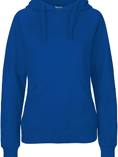 Neutral O 83101 Dámská mikina s kapucí z bio bavlny 77.8311 royal