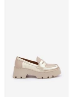 Kožené Dámské Mokasíny Na Platformě A Plochém Podpatku Panteří Zazoo 20191 Zlaté Kožené Dámské Mokasíny Na Platformě A Plochém Podpatku Panteří Zazoo 20191 Zlaté