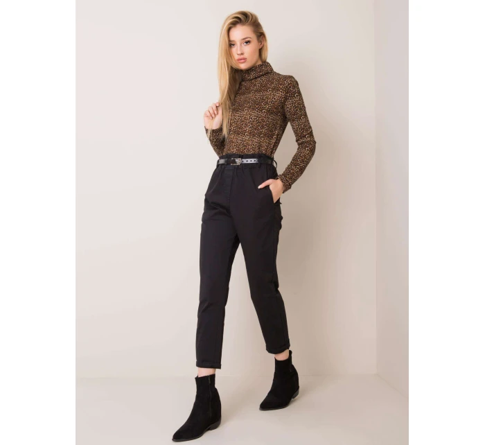 Spodnie DHJ SP model 21817428 czarny - FPrice Spodnie DHJ SP model 21817428 czarny - FPrice