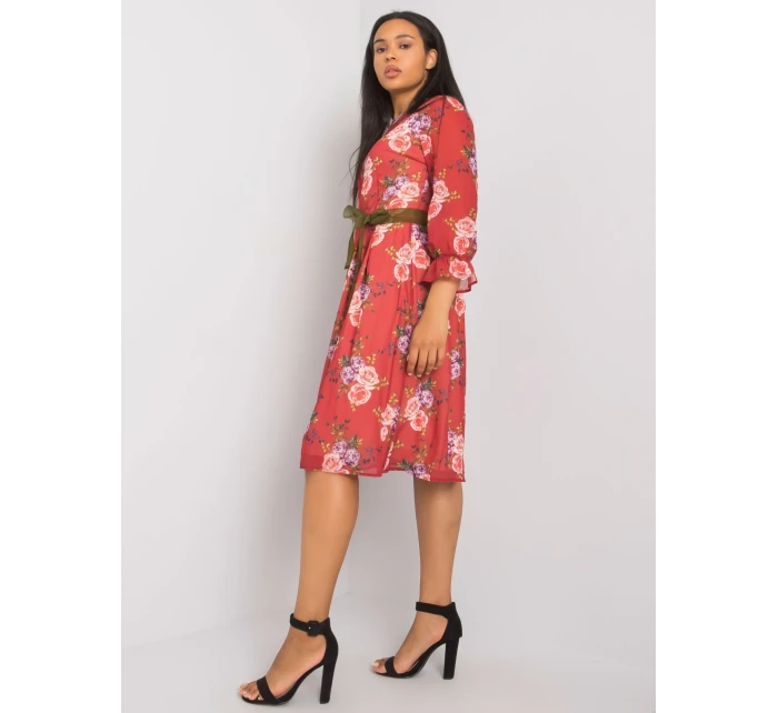 Sukienka LK SK model 21258845 bordowy - FPrice