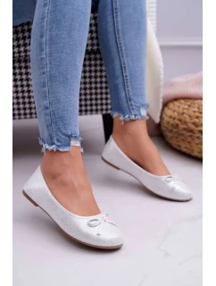 Dámské Baleríny Klasické Bílé Fimme