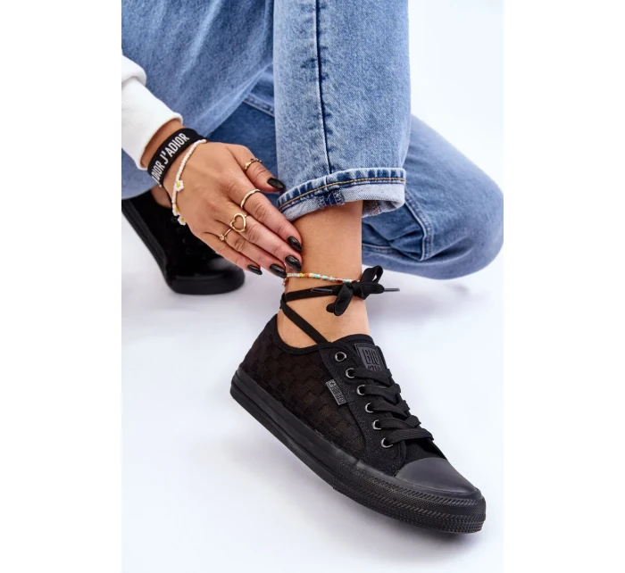 Klasické nízké tenisky Big Star LL274072 černé Klasické nízké tenisky Big Star LL274072 černé