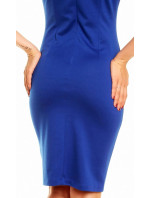 Společenské a casual šaty DIANA středně dlouhé modré - Modrá / M/L - Lental