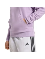 Dámská mikina adidas Essentials Linear French Terry Hoodie purple JY0036