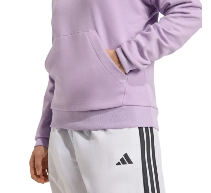 Dámská mikina adidas Essentials Linear French Terry Hoodie purple JY0036