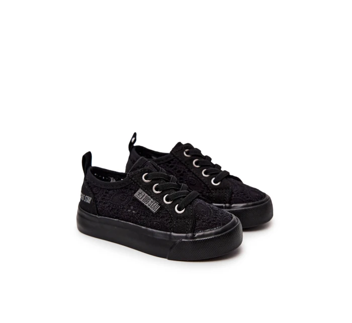 Prolamované Tenisky Big Star JJ374133 Černé Prolamované Tenisky Big Star JJ374133 Černé