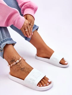 Dámské módní pantofle Big Star LL274A159 Bílé