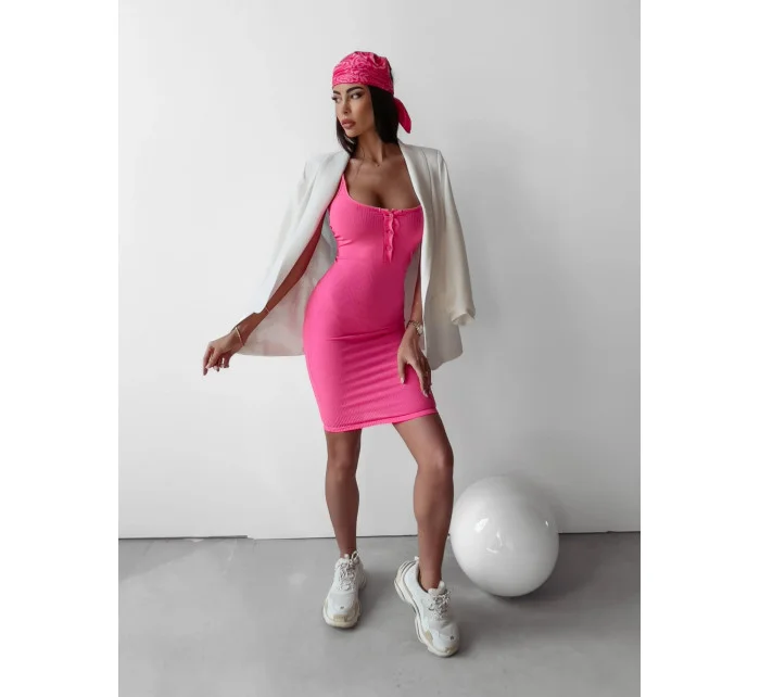 Dámské šaty model 18593248 neonově růžové - Ola Voga Dámské šaty model 18593248 neonově růžové - Ola Voga