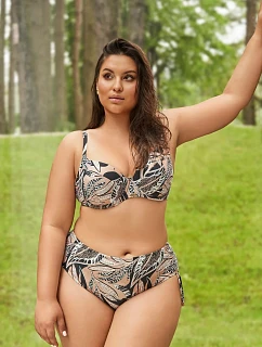 Plavková podprsenka model 22296973 latte - Ava