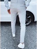 Světle šedé pánské kalhoty FashionStreet UX4382