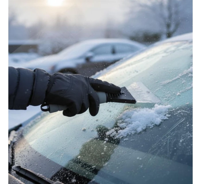 ŠKRABKA NA SKLO 25 CM DUNLOP ŠEDÁ