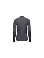 Cyklistické tričko POC W's Layer Merino Mock Neck Jersey, šedé Cyklistické tričko POC W's Layer Merino Mock Neck Jersey, šedé