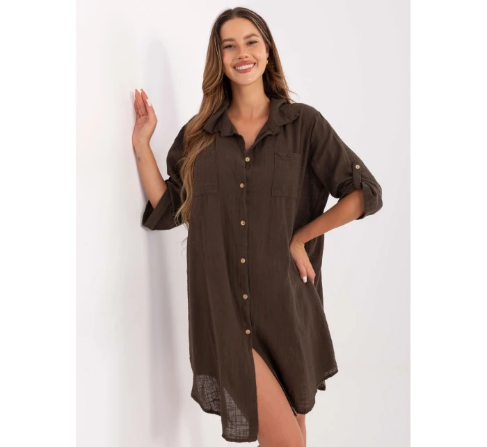 Sukienka TW SK BI model 21217551 ciemny brązowy - FPrice