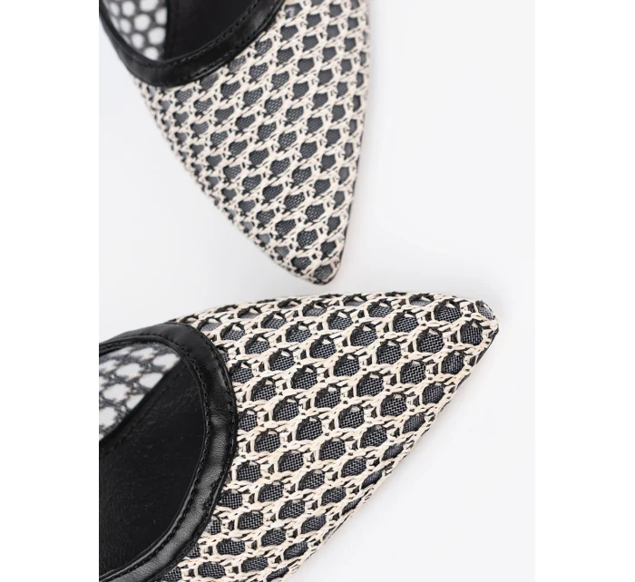 Stylové dámské černé lodičky na širokém podpatku Stylové dámské černé lodičky na širokém podpatku