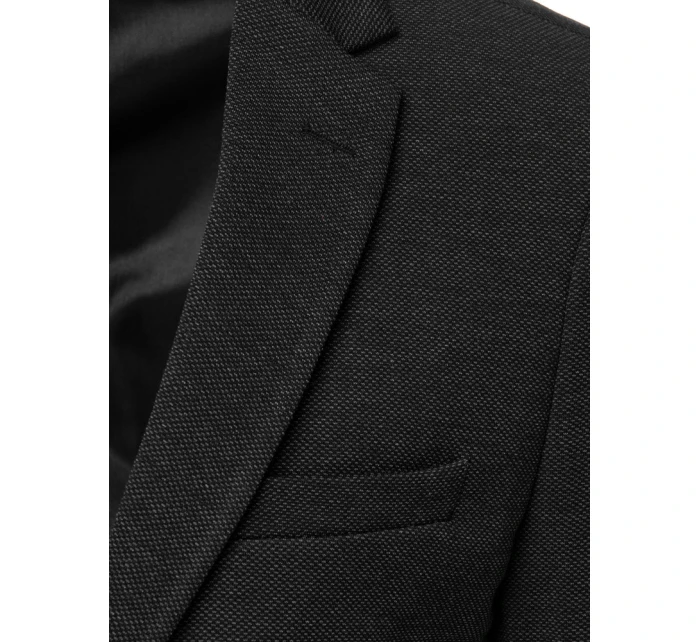 Pánské jednořadové sako černé Dstreet MX0635