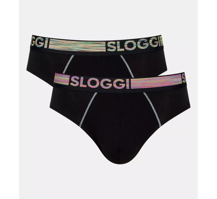 sloggi men GO ABC Natural B Midi 2P - BLACK - SLOGGI BLACK - SLOGGI