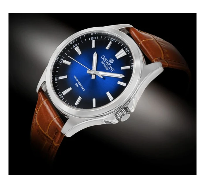 Pánské hodinky Giewont Elegance Sapphire Brown/Blue GW5160-A7 Pánské hodinky Giewont Elegance Sapphire Brown/Blue GW5160-A7