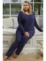 model 21997677 dł.r. dł.sp. kolor:granat - Italian Fashion