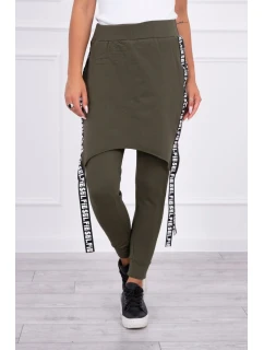 s nápisem khaki model 18743250 - K-Fashion