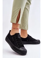 Nízké šněrovací tenisky Big Star LL274967 Černé Nízké šněrovací tenisky Big Star LL274967 Černé