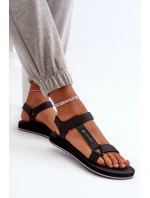 Dámské Sportovní Sandály model 21666215 Tmavě šedé - 4F Dámské Sportovní Sandály model 21666215 Tmavě šedé - 4F