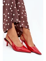 Lakované Lodičky Na Jehlovém Podpatku S Červené model 21704620 - Boto Lakované Lodičky Na Jehlovém Podpatku S Červené model 21704620 - Boto