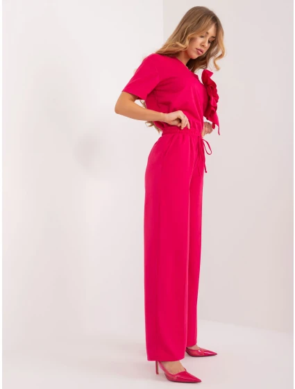 Spodnie LK SP model 21175322 fuksjowy - FPrice Spodnie LK SP model 21175322 fuksjowy - FPrice