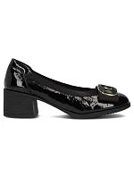 Skórzane  na czarne Filippo model 22087085 - Hikvision