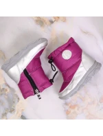 Jr zateplené sněhule fuchsiová model 17651407 - Kornecki