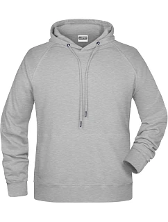 Pánská raglánová mikina s kapucí 02. grey heather model 22435140 - Daiber