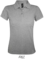 SOL'S Prime Women Dámské piqué polo z těžké bavlny model 22409500 grey melange SOL'S Prime Women Dámské piqué polo z těžké bavlny model 22409500 grey melange