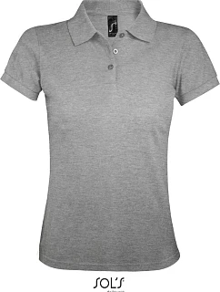 SOL'S Prime Women Dámské piqué polo z těžké bavlny model 22409500 grey melange