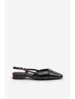 Lakované Baletky Na Nízkém Podpatku S Černé model 21670622 - Boto Lakované Baletky Na Nízkém Podpatku S Černé model 21670622 - Boto