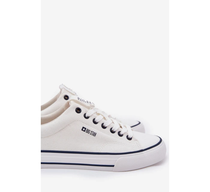 Nízké Pánské Tenisky Big Star NN174017 Bílé