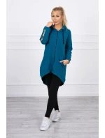 Dámská delší mikina se zipem na zádech Marine model 21345012 - Kesi Dámská delší mikina se zipem na zádech Marine model 21345012 - Kesi